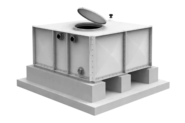 GRP Water Tank – 2 × 2 × 1 (≈ 4,000 Liters)